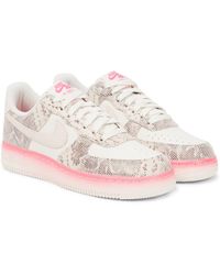 Nike Sneakers Air Force 2 aus Leder - Pink