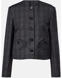 Blazé Milano - Shamo Checked Virgin Wool Jacket - Lyst