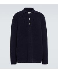 Our Legacy - Big Piquet Ribbed-Knit Cotton Sweater - Lyst