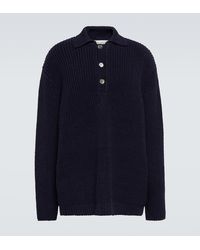Our Legacy - Big Piquet Ribbed-Knit Cotton Sweater - Lyst