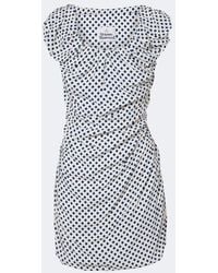 Vivienne Westwood - Ginnie Amber Draped Polka-Dot Minidress - Lyst