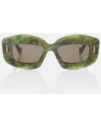 Loewe - Screen Anagram Rectangular Sunglasses - Lyst