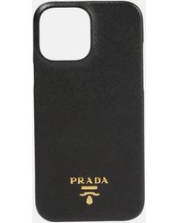 Prada - Coque pour iPhone 13 Pro en cuir - Lyst