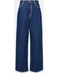 Nina Ricci - High-Rise Wide-Leg Jeans - Lyst
