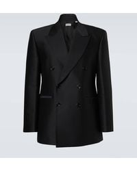 Burberry - Blazer Aus Wolle Und Seide - Lyst