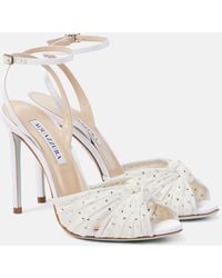 Aquazzura - Verzierte Sandalen Slow Kisses Aus Leder - Lyst