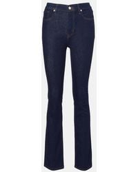 FRAME - Pencil High-Rise Slim Jeans - Lyst