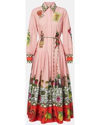 ALÉMAIS - X Greg Sindel Vestido Camisero De Popelin De Algodon - Lyst