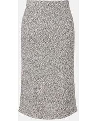 Tory Burch - Tweed Pencil Skirt - Lyst