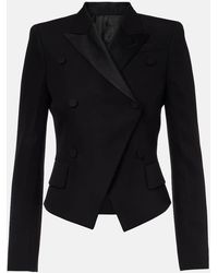 McQueen - Double-Breasted Wool-Blend Blazer - Lyst