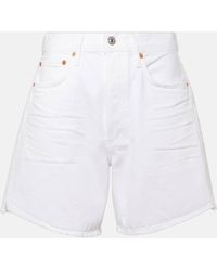 Citizens of Humanity - Short Marlow a taille haute en jean - Lyst