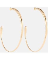Saint Laurent - Oversized Hoop Earrings - Lyst
