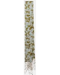 Dries Van Noten - Embellished Silk Scarf - Lyst
