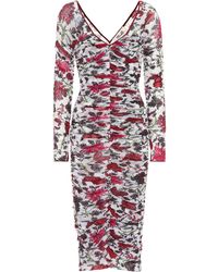 Diane von Furstenberg Bedrucktes Kleid - Rot