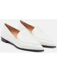 Gianvito Rossi - Perry Leather Loafers - Lyst