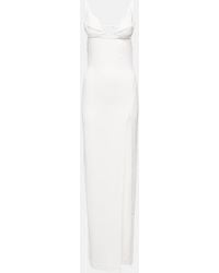 Nensi Dojaka - Bridal Cutout Crepe Gown - Lyst