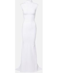 Jacquemus - Alba Crepe Jersey Maxi Dress - Lyst