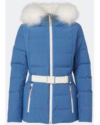 Yves Salomon - Belted Shearling-Trimmed Ski Jacket - Lyst