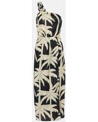 Johanna Ortiz - Printed One-Shoulder Midi Dress - Lyst