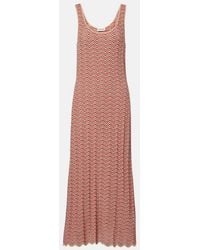 RIXO London - Bondi Open-Knit Cotton Maxi Dress - Lyst