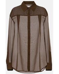 Frankie Shop - Peri Pinstripe Shirt - Lyst