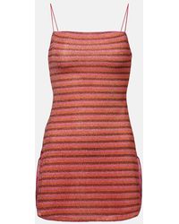 Oséree - Lumiere Striped Minidress - Lyst
