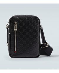 Gucci - Gg Small Leather Crossbody Bag - Lyst