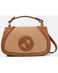 Gucci - Blondie Medium Woven Tote Bag - Lyst