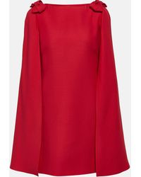 Valentino - Robe en Crepe Couture - Lyst