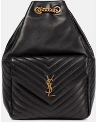 Saint Laurent - Joe Leather Backpack - Lyst