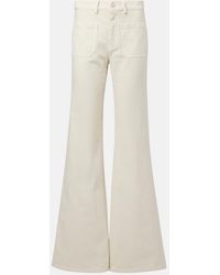 Nili Lotan - Florence Cotton Wide-Leg Pants - Lyst