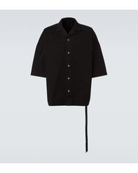 Rick Owens - Magnum Tommy Oversized Cotton Twill Shirt - Lyst