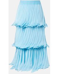 Alaïa - Gonna Lunga A Balze - Lyst