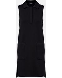 Max Mara - Saggina Cotton-Blend Jersey Polo Dress - Lyst