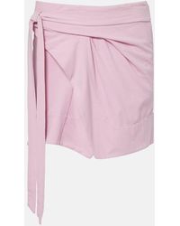 Isabel Marant - Berenice Draped Cotton Wrap Skirt - Lyst