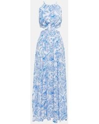 Melissa Odabash - Abito Lungo Arabella Con Stampa - Lyst