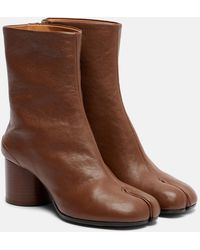 Maison Margiela - Tabi 60 Leather Ankle Boots - Lyst