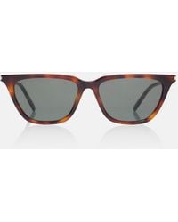 Saint Laurent - Corner Angle Cat-Eye Sunglasses - Lyst