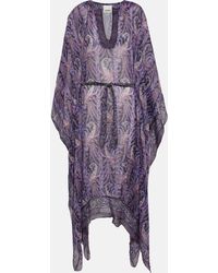 Isabel Marant - Floral Cotton And Silk Maxi Dress - Lyst
