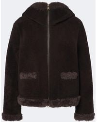 Moncler - Leuctre Shearling-Trimmed Down Jacket - Lyst