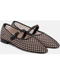 Ulla Johnson - Mary-Jane-Ballerinas Isobel Aus Mesh - Lyst