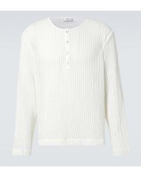 Commas - Striped Henley Shirt - Lyst