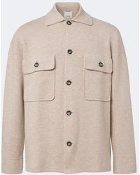 Allude - Knitted Wool And Cashmere Cardigan - Lyst