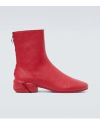 red and silver raf simons shoes