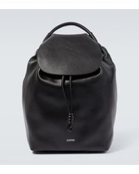 Loewe - Flamenco Leather Backpack - Lyst