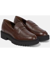 Hogan - H543 Leather Loafers - Lyst
