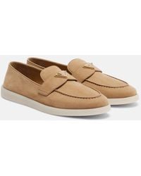 Prada - Leather Loafers - Lyst