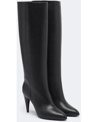 Isabel Marant - Jany Leather Knee-High Boots - Lyst