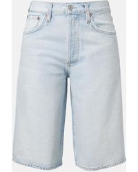Agolde - Ramona Denim Bermuda Shorts - Lyst