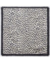 Nili Lotan - Leopard Print Silk Scarf - Lyst
